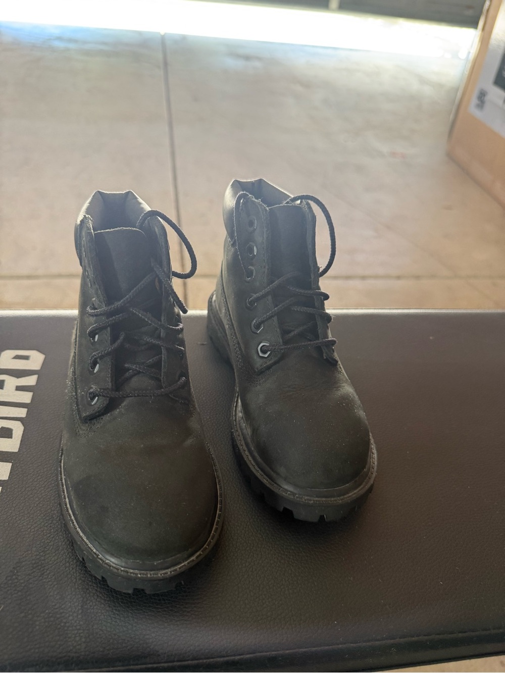 Timberland Black Men's Lace-Up Work Boots